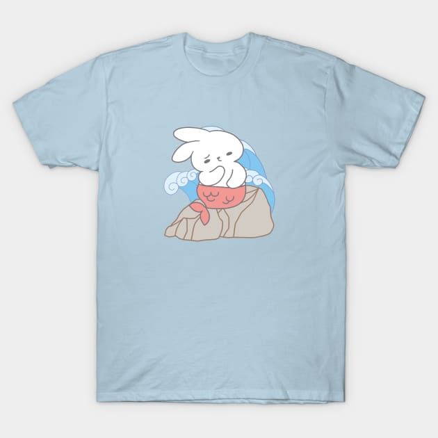 Little Mermaid Bunny T-Shirt by LoppiTokki